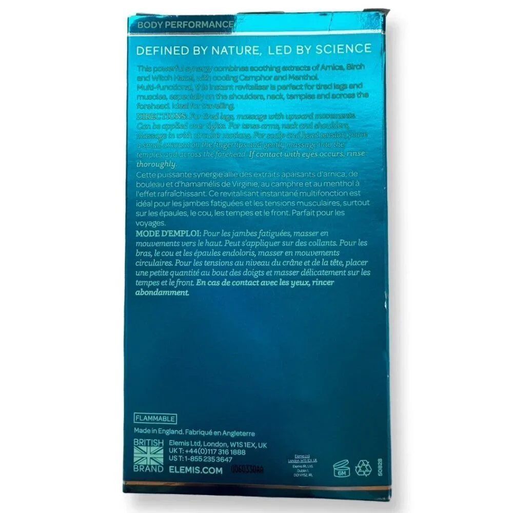 NEW ELEMIS Instant Refreshing Gel Cooling Relieve Aches & Tension 150ml / 5.0 oz